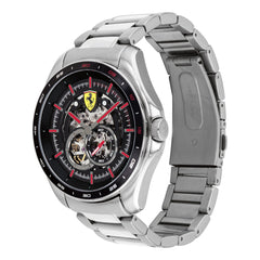 SCUDERIA FERRARI SPEEDRACER Automatic Black Round Dial Men's Watch- 0830689