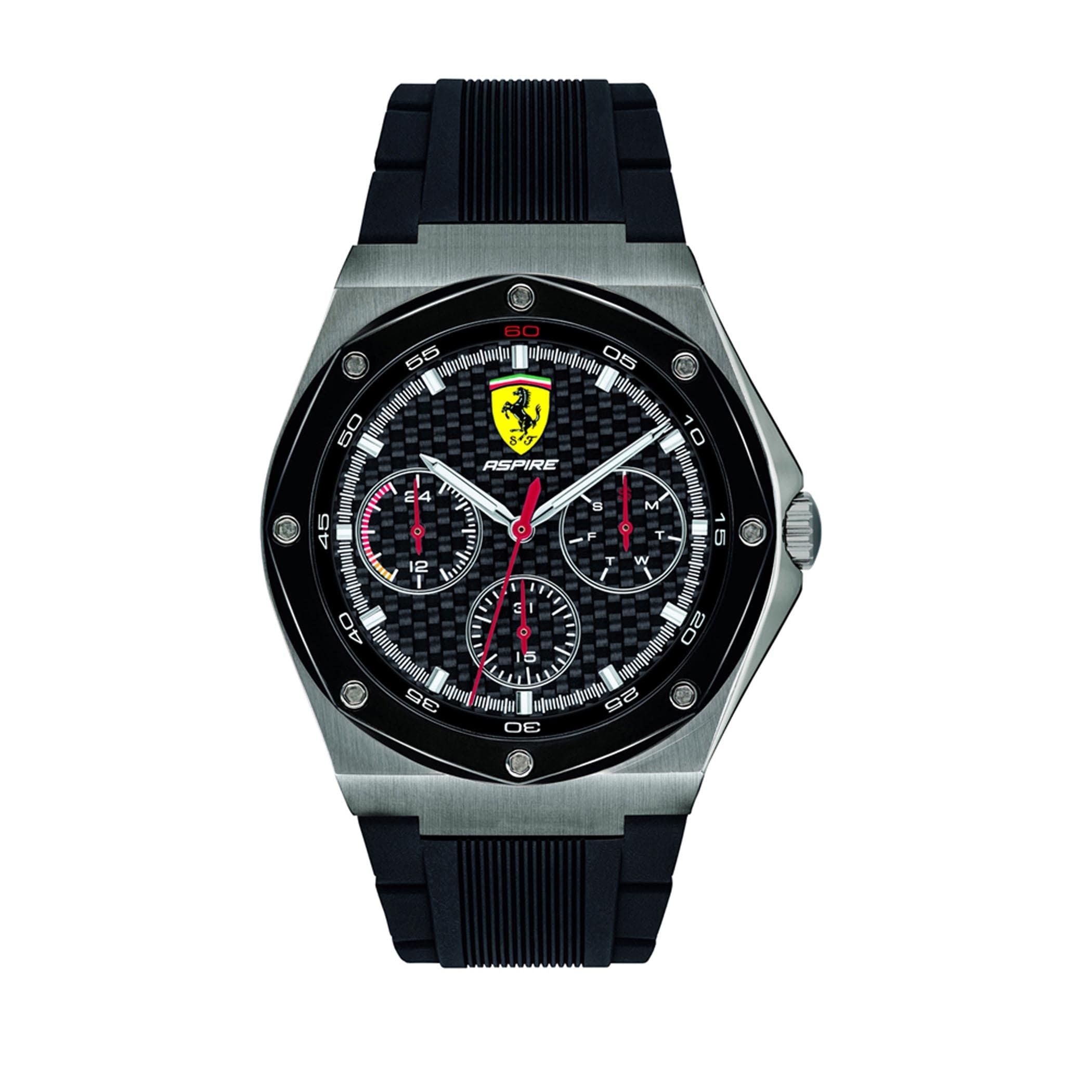 SCUDERIA FERRARI ASPIRE Multifunction Black Round Dial Men's Watch - 0830694