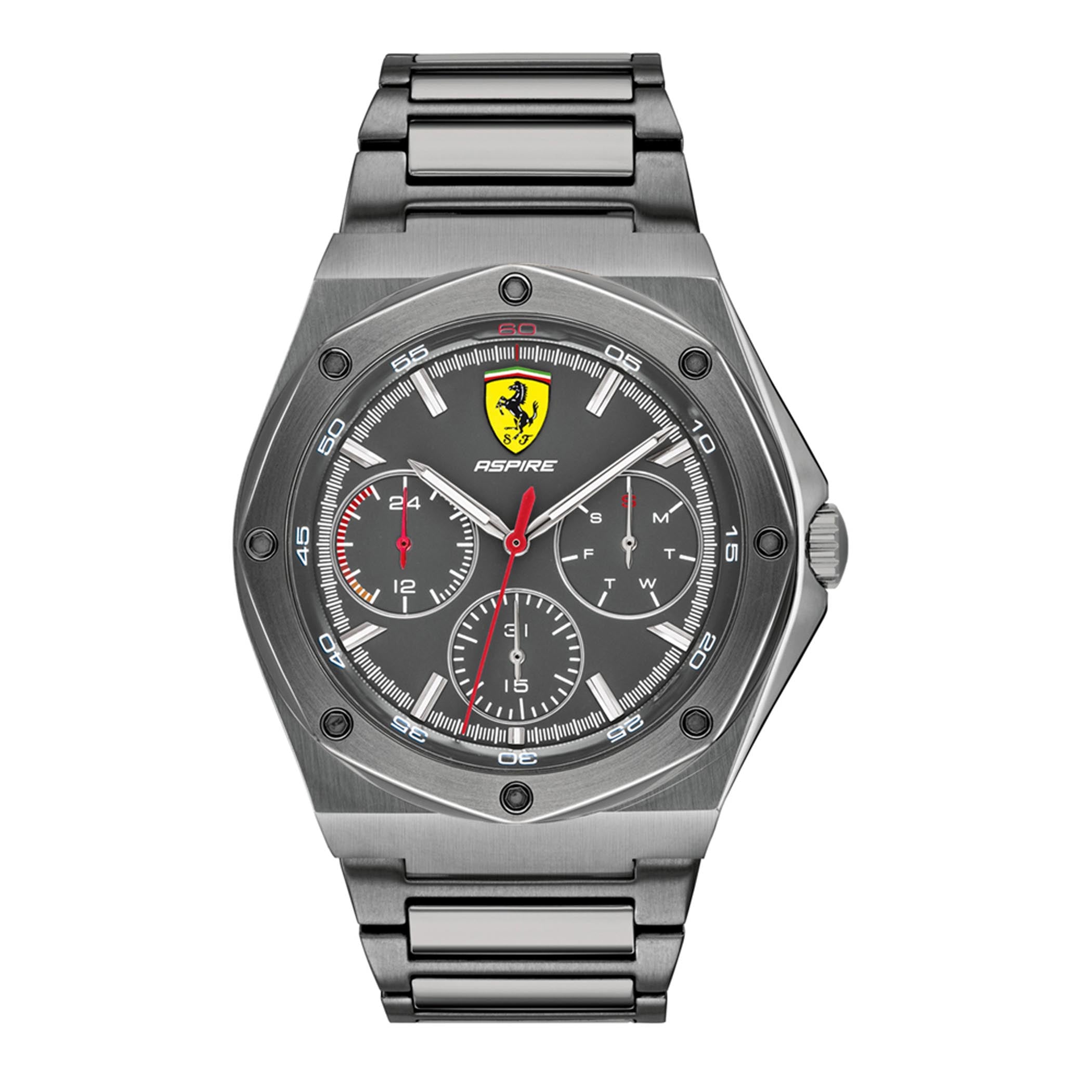 SCUDERIA FERRARI ASPIRE Multifunction Grey Round Dial Men's Watch - 0830695