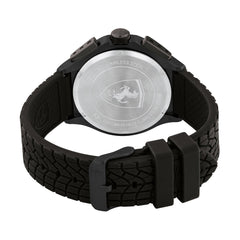 SCUDERIA FERRARI RACE DAY Chronograph Black Round Dial Men's Watch- 0830696