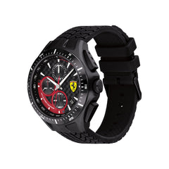 SCUDERIA FERRARI RACE DAY Chronograph Black Round Dial Men's Watch- 0830696