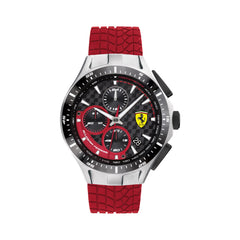 SCUDERIA FERRARI RACE DAY Chronograph Black Round Dial Men's Watch - 0830697