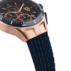 SCUDERIA FERRARI RACE DAY Chronograph Blue Round Dial Men's Watch- 0830699