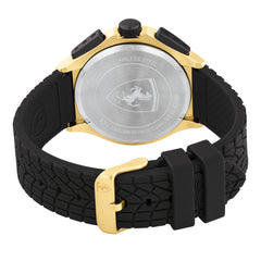 SCUDERIA FERRARI RACE DAY Chronograph Black Round Dial Men's Watch- 0830700