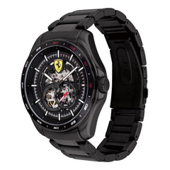 SCUDERIA FERRARI SPEEDRACER Mechanical Automatic Black Skeleton Round Dial Men's Watch - 0830708