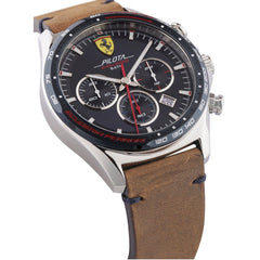SCUDERIA FERRARI PILOTA EVO Chronograph Blue Round Dial Men's Watch- 0830711