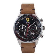 SCUDERIA FERRARI PILOTA EVO Chronograph Blue Round Dial Men's Watch- 0830711