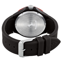 SCUDERIA FERRARI PISTA Multifunction Black Round Dial Men's Watch- 0830721