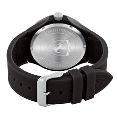 SCUDERIA FERRARI PISTA Multifunction Black Round Dial Men's Watch- 0830725