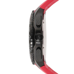 SCUDERIA FERRARI PISTA Chronograph Black Round Dial Men's Watch- 0830727