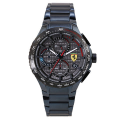 SCUDERIA FERRARI PISTA Chronograph Grey Round Dial Men's Watch- 0830731