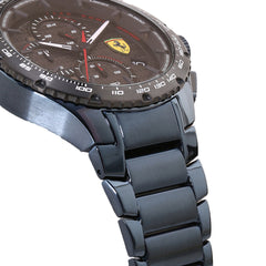 SCUDERIA FERRARI PISTA Chronograph Grey Round Dial Men's Watch- 0830731
