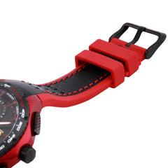 SCUDERIA FERRARI PISTA Chronograph Black Round Dial Men's Watch - 0830733