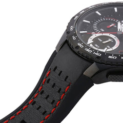 SCUDERIA FERRARI PISTA Chronograph Black Round Dial Men's Watch- 0830734