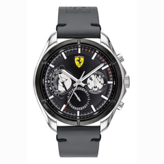 SCUDERIA FERRARI SPEEDRACER Multifunction Black Round Dial Men's Watch- 0830753