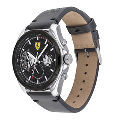 SCUDERIA FERRARI SPEEDRACER Multifunction Black Round Dial Men's Watch- 0830753