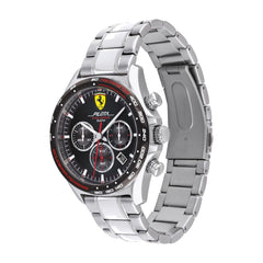 SCUDERIA FERRARI PILOTA EVO Chronograph Black Round Dial Men's Interchangabale Strap Watch - 0830758