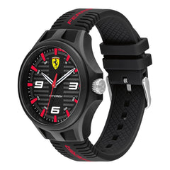 SCUDERIA FERRARI PIT CREW Quartz Black Round Dial Men's Watch- 0830778