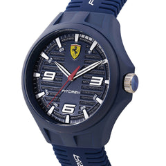 SCUDERIA FERRARI PIT CREW Quartz Blue Round Dial Men's Watch- 0830779