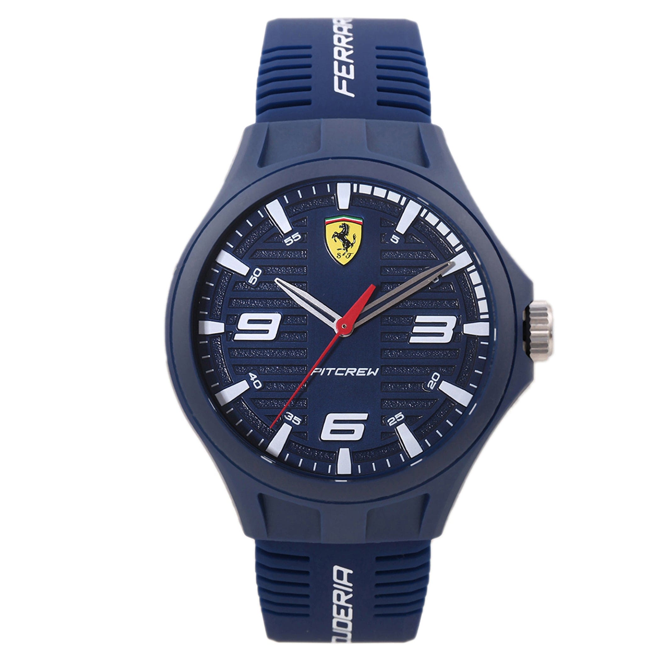 SCUDERIA FERRARI PIT CREW Quartz Blue Round Dial Men's Watch- 0830779
