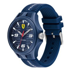 SCUDERIA FERRARI PIT CREW Quartz Blue Round Dial Men's Watch- 0830779