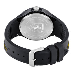 SCUDERIA FERRARI PISTA Quartz Black Round Dial Men's Watch- 0830782