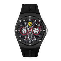 SCUDERIA FERRARI ASPIRE Multifunction Black Round Dial Men's Watch- 0830785