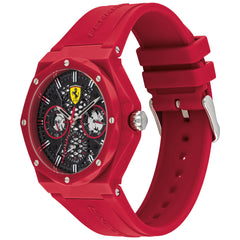 SCUDERIA FERRARI ASPIRE Multifunction Black Round Dial Men's Watch- 0830786
