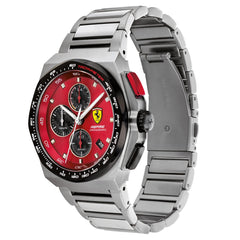 SCUDERIA FERRARI ASPIRE Chronograph Red Round Dial Men's Watch- 0830790