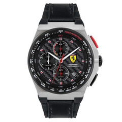 SCUDERIA FERRARI ASPIRE Chronograph Black Round Dial Men's Watch- 0830791