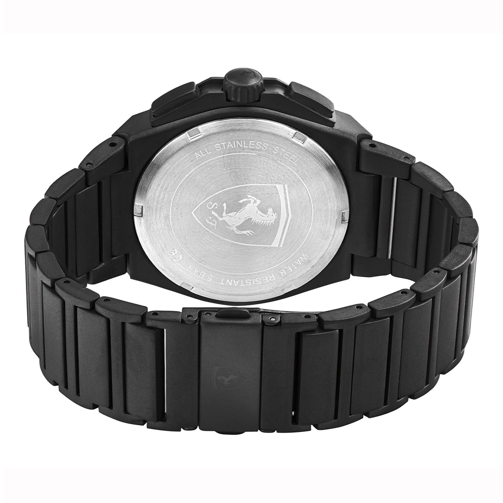 SCUDERIA FERRARI ASPIRE Chronograph Black Round Dial Men's Watch - 0830794