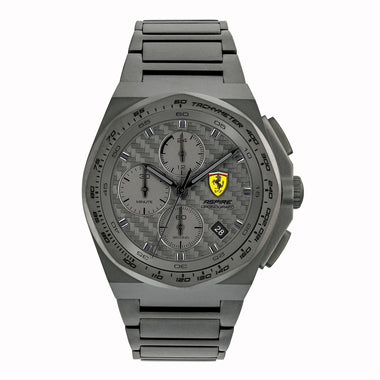 SCUDERIA FERRARI ASPIRE Chronograph Grey Round Dial Men's Watch - 0830795