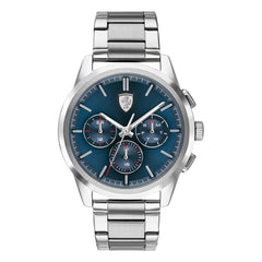SCUDERIA FERRARI GRAND TOUR Multifunction Blue Round Dial Men's Watch - 0830804