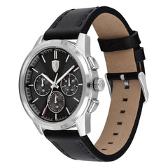 SCUDERIA FERRARI GRAND TOUR Multifunction Black Round Dial Men's Watch - 0830805