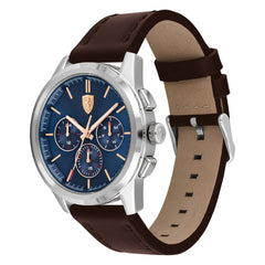 SCUDERIA FERRARI GRAND TOUR Multifunction Blue Round Dial Men's Watch- 0830806