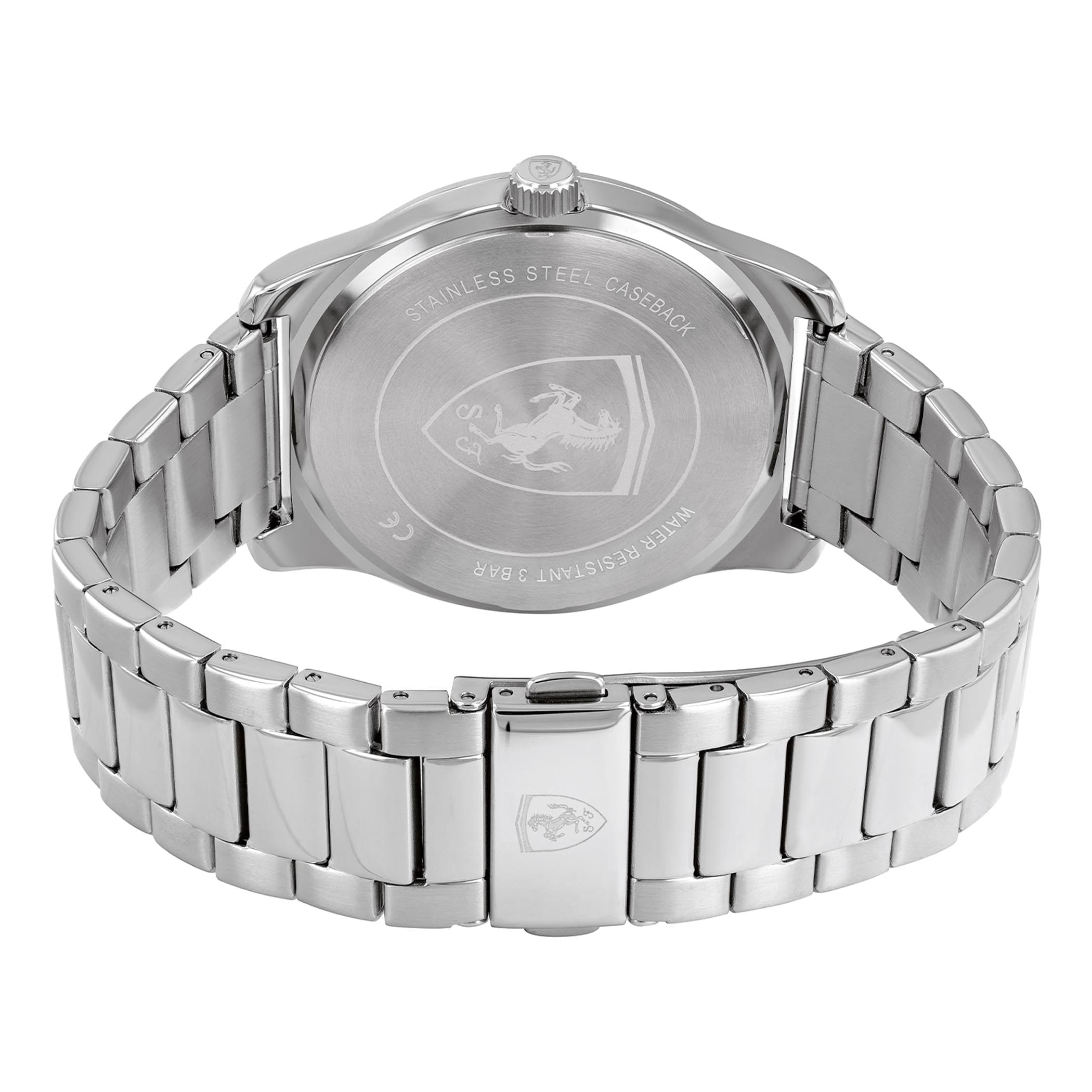 SCUDERIA FERRARI REV-UP Multifunction Black Round Dial Men's Watch - 0830808
