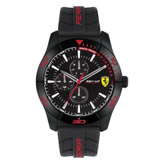 SCUDERIA FERRARI REV-UP Multifunction Black Round Dial Men's Watch - 0830809
