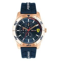 SCUDERIA FERRARI REV-UP Multifunction Blue Round Dial Men's Watch - 0830810