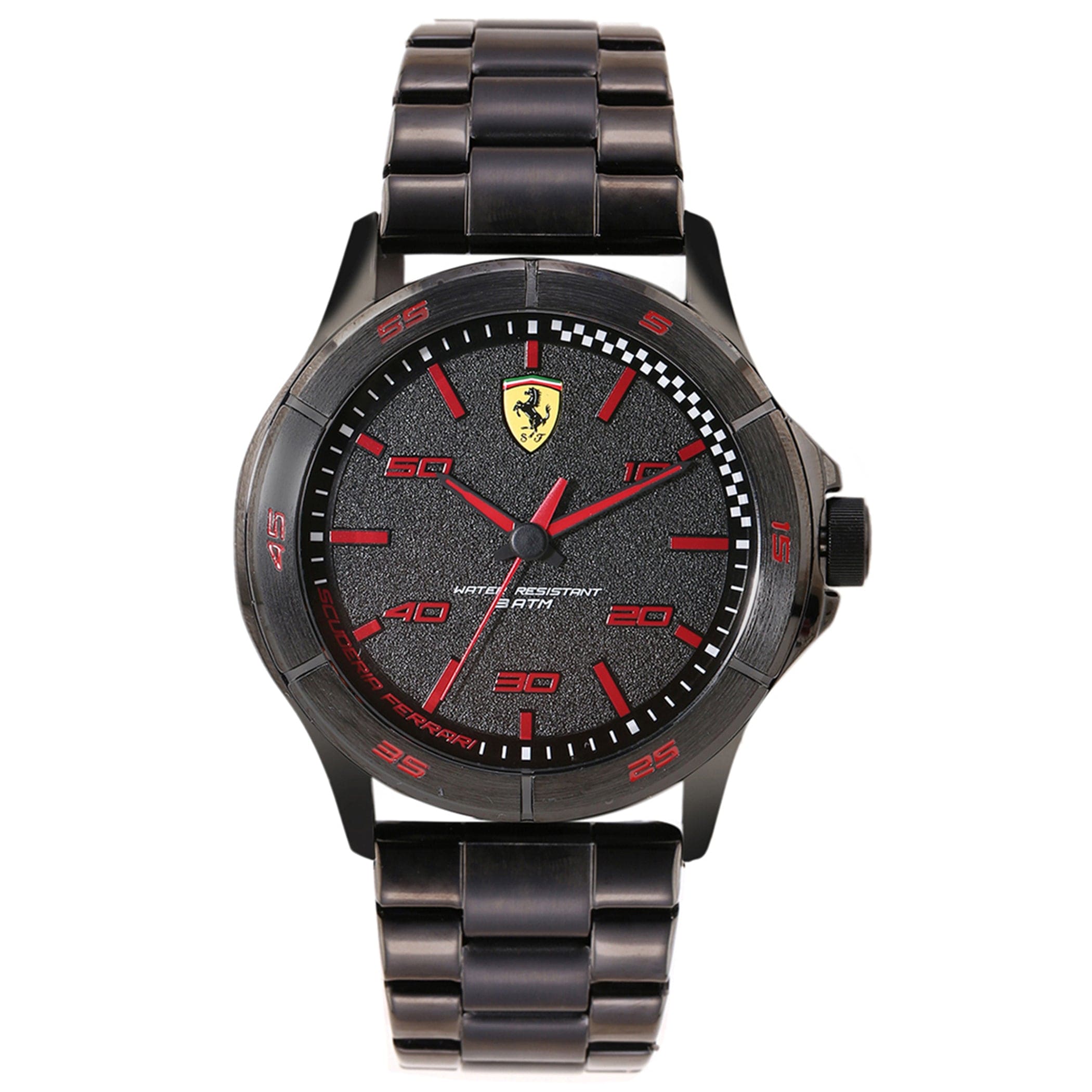 SCUDERIA FERRARI SF BASICS Quartz Black Round Dial Men's Watch- 0830815