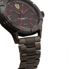 SCUDERIA FERRARI SF BASICS Quartz Black Round Dial Men's Watch- 0830815