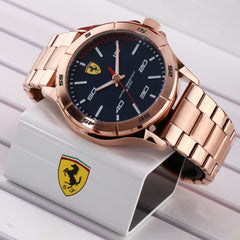 SCUDERIA FERRARI SF BASICS Quartz Blue Round Dial Men's Watch- 0830816