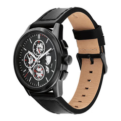 SCUDERIA FERRARI GRAND TOUR Multifunction Black Round Dial Men's Watch - 0830829