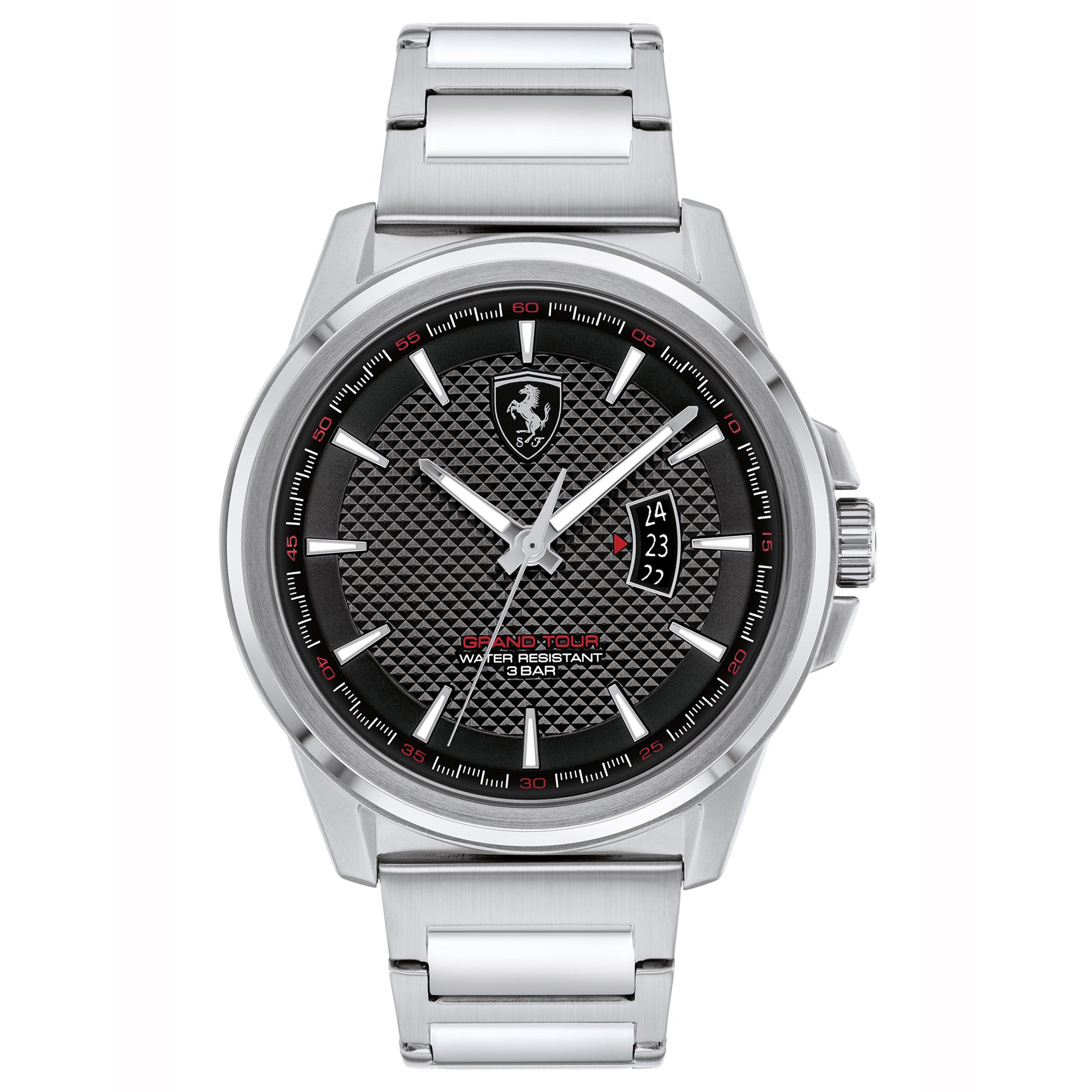SCUDERIA FERRARI GRAND TOUR Analog Black Round Dial Men's Watch - 0830834