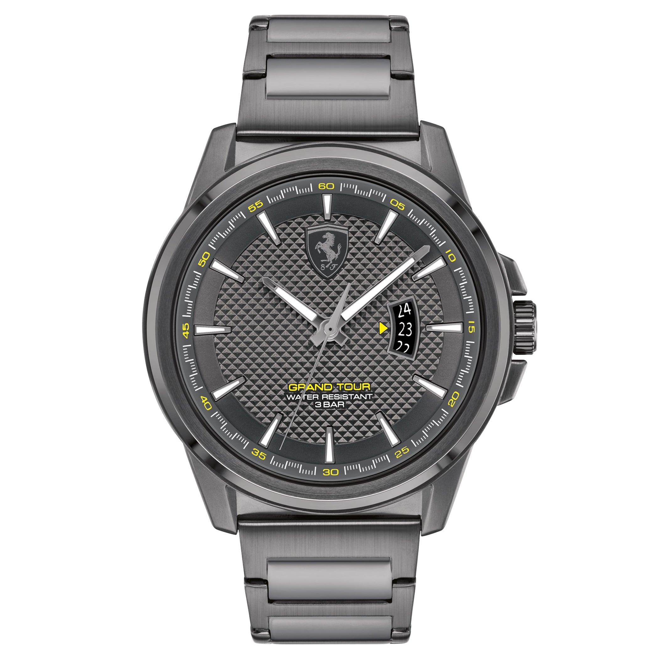 SCUDERIA FERRARI GRAND TOUR Analog Grey Round Dial Men's Watch - 0830836