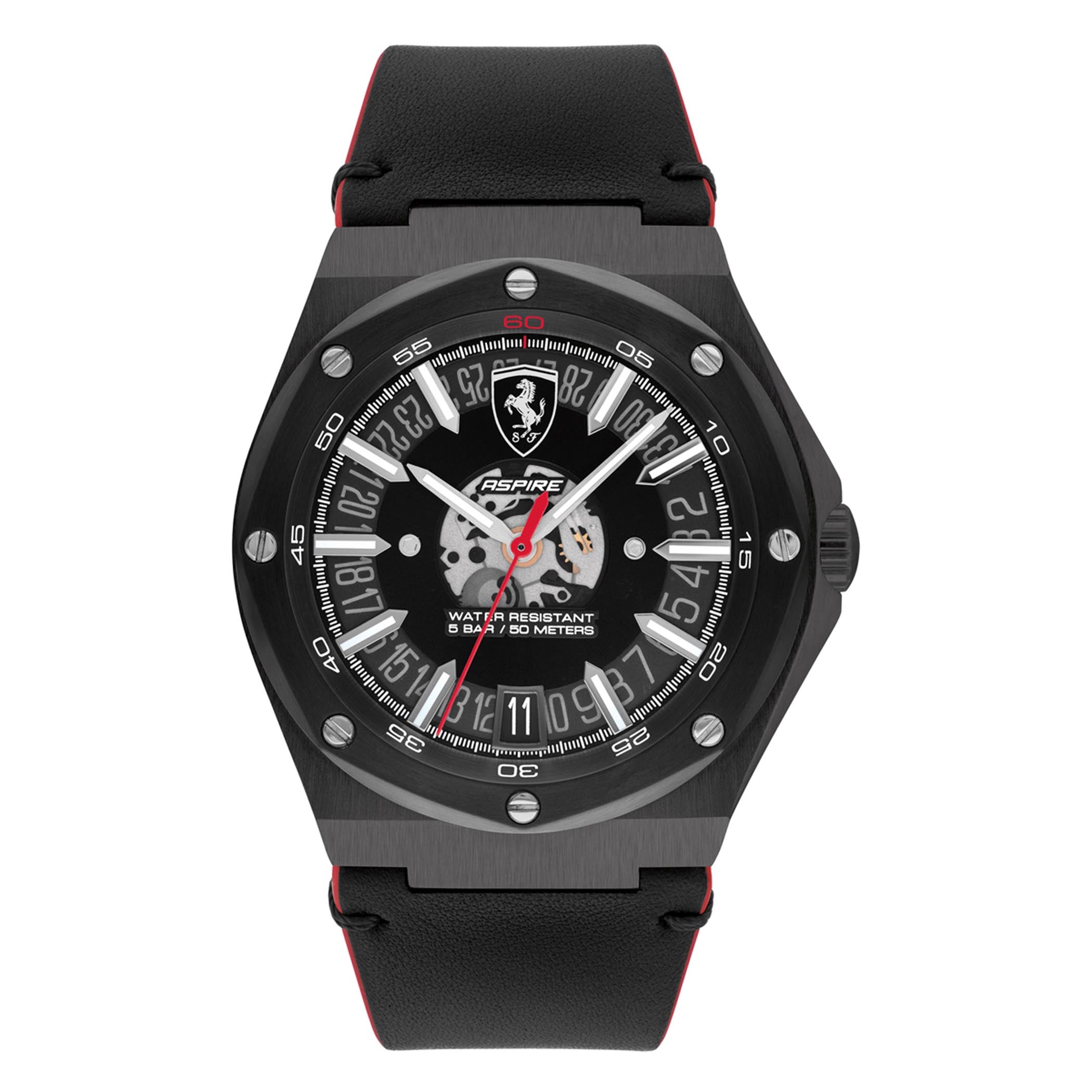 SCUDERIA FERRARI ASPIRE Analog Black Round Dial Men's Watch - 0830845