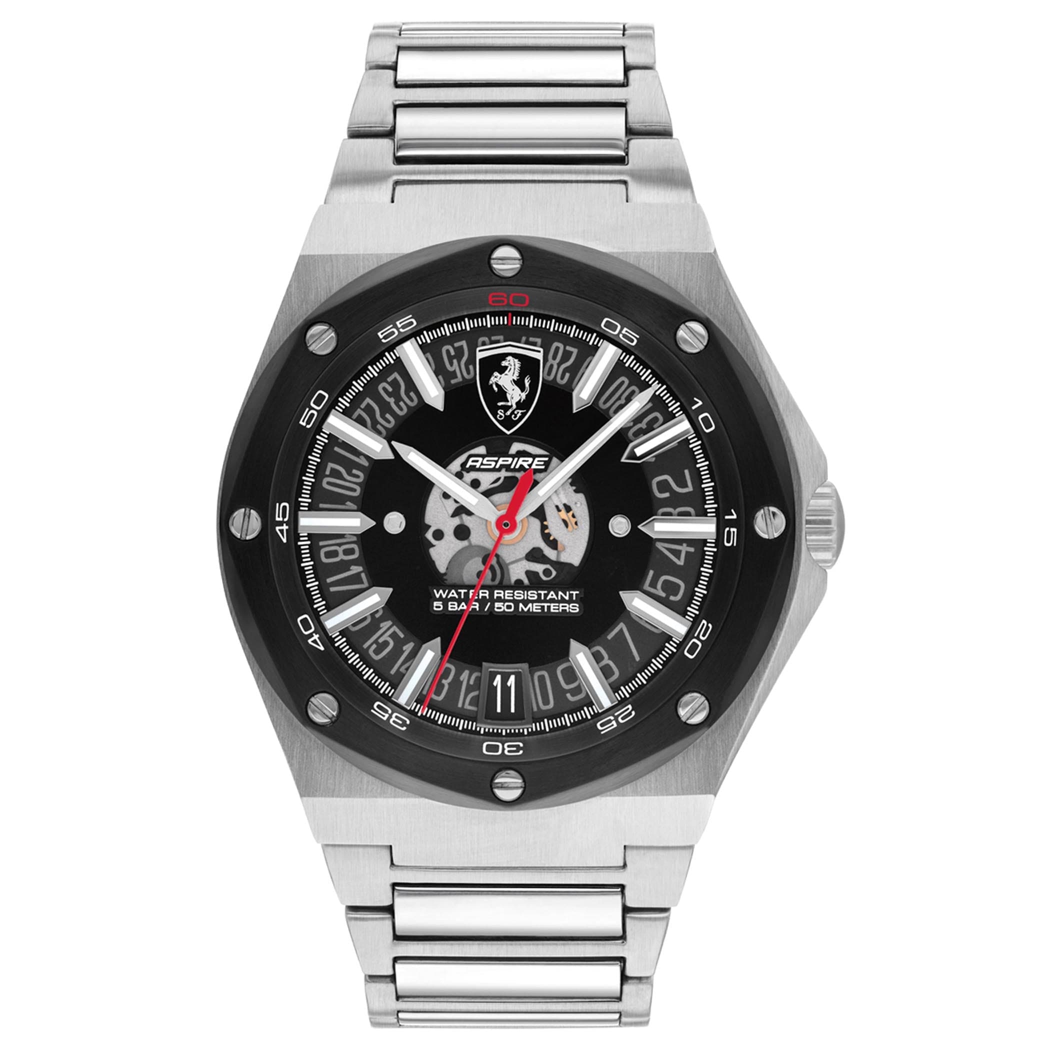 SCUDERIA FERRARI ASPIRE Analog Black Round Dial Men's Watch - 0830846