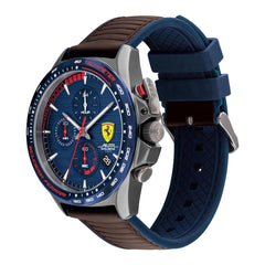 SCUDERIA FERRARI PILOTA EVO TURBO Chronograph Blue Round Dial Men's Watch - 0830848