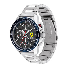 SCUDERIA FERRARI PILOTA EVO TURBO Chronograph Grey Round Dial Men's Watch - 0830850