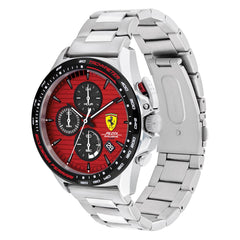 SCUDERIA FERRARI PILOTA EVO TURBO Chronograph Red Round Dial Men's Watch - 0830851
