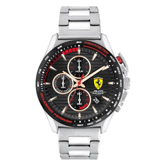 SCUDERIA FERRARI PILOTA EVO TURBO Chronograph Black Round Dial Men's Watch - 0830852